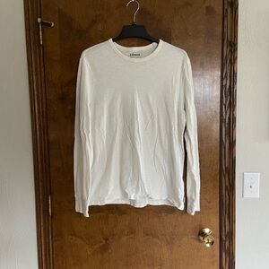 EXPRESS WHITE LONG SLEEVE SHIRT SIZE LARGE